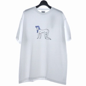 ワコマリア WACKO MARIA 23SS CREW NECK T-SHIRT 世界平和 プリント Tシャツ XL 白 ホワイト 23SS-WMT-TEE03 メンズ
