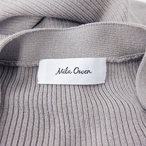 ミラオーウェン Mila Owen 近年モデル オールイワン オーバーオール ニット カーディガン調 長袖 ウール混 グレー 1 0820 レディース_画像9