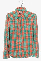 Marbles マーブルズ DOUBLE GAUZE CHECK SHIRTS ダブルガーゼ チェック 長袖シャツ S ORANGE オレンジ MSH-S14SP05 /◆ メンズ_画像1