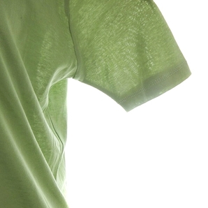 スローブ イエナ SLOBE IENA Tシャツ カットソー 半袖 クルーネック コットン 薄手 無地 緑 グリーン トップス /RT レディースの画像5