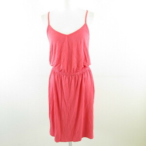  Old Navy OLD NAVY Cami One-piece knee height stretch pink S *A913 lady's 