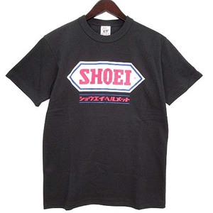 クロスアンドステッチ CROSS&STITCH SHOEI プリント Tシャツ カットソー 半袖 チャコールグレー S メンズ