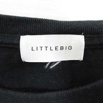 リトルビッグ LITTLEBIG 半袖 Tシャツ URGENT L 黒 ブラック LB183-TS02 日本製 メンズ_画像3
