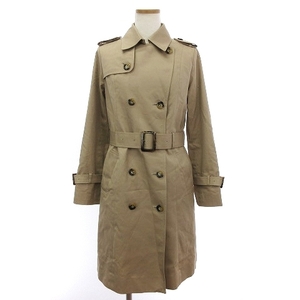 fretiemyuFREDYemue trench coat middle height liner attaching belt attaching plain 7-0021-9-28-001 beige 36 #SM1 lady's 
