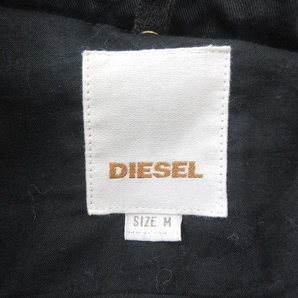 ディーゼル DIESEL M-65 ミリタリー ジャケット ブルゾン ブラック 黒 Mサイズ ■GY09 メンズの画像8