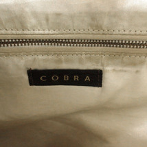 コブラ COBRA ショルダーバッグ トートバッグ バッグ 鞄 レザー ソフトレザー アイボリー レディース_画像6
