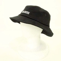 ニシモトイズザマウス NISHIMOTO IS THE MOUTH TPN HAT バケットハット ロゴ刺繍 F 黒 ブラック ■U90 メンズ_画像3