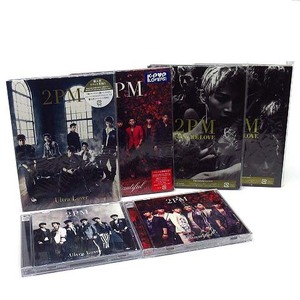 韓流 K-POP 2PM CD 6点セット 初回限定盤 ULTRA LOVER BEAUTIFUL GIVE ME LOVE