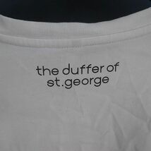 ダファー Duffer 半袖 カットソー Tシャツ XL 白系 ホワイト 胸ポケット 綿 コットン メンズ_画像6