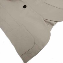 アンタイトル UNTITLED ジャケット テーラードカラー 袖ギャザー シングル 1B ストレッチ 日本製 グレージュ レディース_画像5