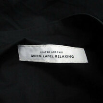 グリーンレーベルリラクシング ユナイテッドアローズ テーラードジャケット 五分袖 ミドル丈 シングルボタン S ブラック 黒 /MS4 メンズ_画像4