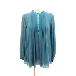  Mayson Grey MAYSON GREY shirt blouse chiffon long sleeve 2 green green /YK #MO lady's 