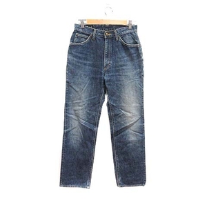  Lee LEE Denim брюки джинсы 32×32 синий голубой /YK женский 