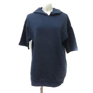  Urban Research URBAN RESEARCH tunic Parker . minute sleeve 38 navy blue navy /YI lady's 