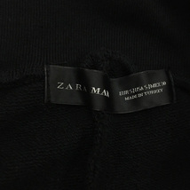 ザラマン ZARA MAN パンツ スウェット ジョガー テーパード ロング 無地 ウエストゴム イージー USA S 黒 ブラック メンズ_画像5