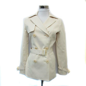  Private Label Private label trench coat middle height belt attaching M eggshell white /MS3 lady's 