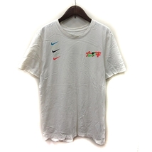 ナイキ NIKE Tシャツ カットソー 半袖 S 白 ホワイト /YI メンズ_画像1