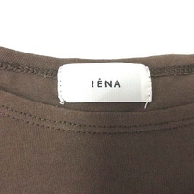 イエナ IENA カットソー ボートネック レース フレンチスリーブ F 茶 ブラウン /YK レディース_画像6