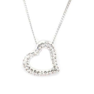  Swarovski SWAROVSKI колье Open Heart Stone серебряный цвет /MF #OS женский 