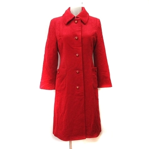  Pinky Girls Pinky Girls turn-down collar coat total lining wool S red red /YI #MO lady's 