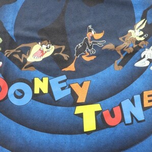 ヴィンテージ VINTAGE 90s LOONEY TUNES ALL OVER PRINT SPIRAL PROMO WILD OATS ルーニーテューンズ スパイラル Tシャツ キャラT アニメTの画像4