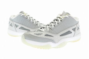 ナイキ NIKE 鑑賞用 2007 AIR JORDAN 11 RETRO LOW IE SILVER ZEST エア ジョーダン レトロ ロー シルバー ゼスト 306008-072 28.5 灰 グレ