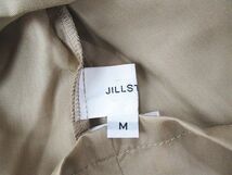 ジルスチュアート JILL STUART ノーカラー ジャケット ミドル丈 M ベージュ 無地 ビジュー 裏地 レディース_画像3