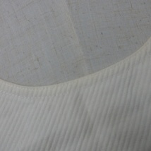 フェンディ FENDI ノースリーブ ワンピース ドレス 切替 コットンリネン イタリア製 ひざ丈 白 ホワイト 40 L 0805 STK レディース_画像6