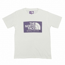 ノースフェイス パープルレーベル THE NORTH FACE PURPLE LABEL ロゴ プリント Tシャツ カットソー トップス 半袖 コットン NT3953N S_画像1