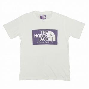 ノースフェイス パープルレーベル THE NORTH FACE PURPLE LABEL ロゴ プリント Tシャツ カットソー トップス 半袖 コットン NT3953N Sの画像1