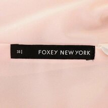 フォクシーニューヨーク FOXEY NEW YORK ストレッチフレアスカート 膝丈 リボン 38 ピンク /HK ■OS ■SH レディース_画像3