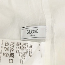 スローブ イエナ SLOBE IENA 22SS バンドカラーノースリーブシャツ 前開き 白 ホワイト /HK ■OS レディース_画像3