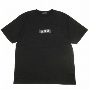 美品 23SS ゴッドセレクショントリプルエックス GOD SELECTION XXX × FRAGMENT DESIGN 10周年記念 ロゴ プリント Tシャツ