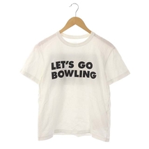 サカイ sacai × The Big Lebowski LETS GO BOWLING プリントTシャツ カットソー 半袖 プルオーバー 0 白 ホワイト /CM ■OS ■SH メンズ_画像1