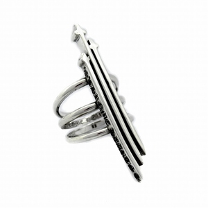 新品仕上げ済 新同 極美品 クロムハーツ CHROME HEARTS リチャード スターク スリークロス リング 3クロス 指輪 RS 3 CROSS V TRI BAND