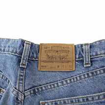 リーバイス Levi's 565 LOOSEFIT WIDELEG デニムパンツ ジーンズ テーパード ダメージ加工 W30 L32 青 ブルー /KH ■GY09 メンズ_画像3