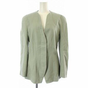 joru geo Armani GIORGIO ARMANI no color jacket thin wool 40 L green green /UY20 #GY09 lady's 