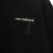 ニューバランス NEW BALANCE tokyo design studio トレーナー カットソー スウェット 長袖 裏起毛 ロゴ L 黒 ブラック /WM メンズ_画像7