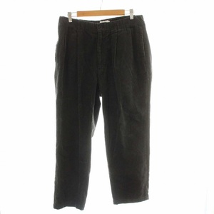 スティルバイハンド STILL BY HAND Corduroy 2 Tuck Trousers テーパードパンツ コーデュロイ 48 M グレー PT01213 /TR12 メンズ