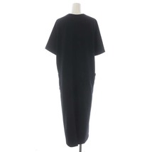 ロンハーマン Ron Herman 23SS Recycle Polyester Jersey Dress ワンピース ロング 半袖 XS 黒 ブラック /DF ■OS レディース_画像2