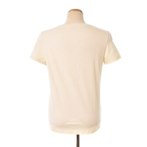 マックスマーラ MAX MARA 22SS 白タグ Tシャツ カットソー 半袖 クルーネック ロゴ ポケット S ベージュ 19710202 レディース_画像3