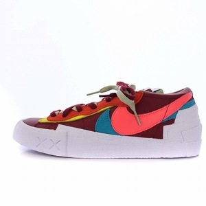 未使用品 ナイキ NIKE Sacai KAWS Blazer Low Team Red ブレーザー ロー チームレッド スニーカー US8 26cm タグ付き DM7901-600