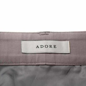 アドーア ADORE 19SS ライトウールタイトスカート ミモレ ロング ポケット スリット 38 M グレー 531-9220907 /YI19 レディースの画像6