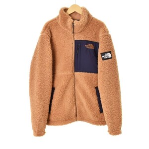 ザノースフェイス THE NORTH FACE SHERPA EX FLEECE JACKET シェルパ フリース ボア ジャケット ブルゾン ハイネック M 茶 NJ4FM62C