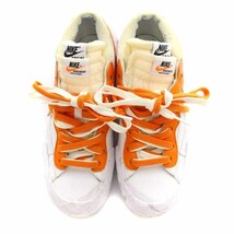 ナイキ NIKE SACAI BLAZER LOW MAGMA ORANGE ブレーザー ロー マグマオレンジ スニーカー US7 25cm DD1877-100 /YI33 レディース_画像6