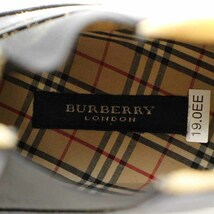 バーバリー ロンドン BURBERRY LONDON キッズ サイドゴアブーツ ショートブーツ フラット 19EEcm 黒 ブラック /YI17 ■GY12 レディース_画像7