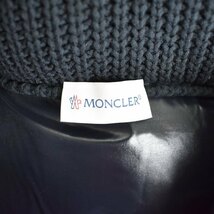 モンクレール MONCLER ×1017 ALYX 9SM アリクス 22年 Padded CARDIGAN パティド カーディガン ダウンジャケット ブラック 黒 S H209Y98000_画像3