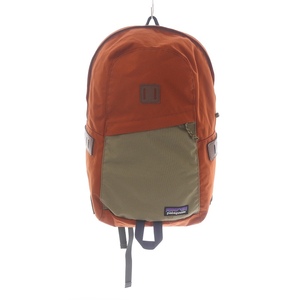 Patagonia Ironwood 20L リュックサック デイパック バックパック ロゴ ナイロン キャンバス オレンジ ベージュ 茶 48020 /SI44