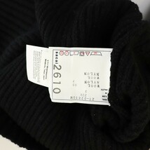 サカイ sacai 21AW Wool Knit Pullover ウールニットプルオーバー セーター モックネック 長袖 柄切替 3 L 黒 ブラック 紺 ネイビー 黄色_画像6