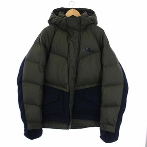 サカイ sacai NIKE Down Parka ダウンパーカ ダウンジャケット アウター フード L カーキ ネイビー 紺 CT3269-355 /KH メンズ